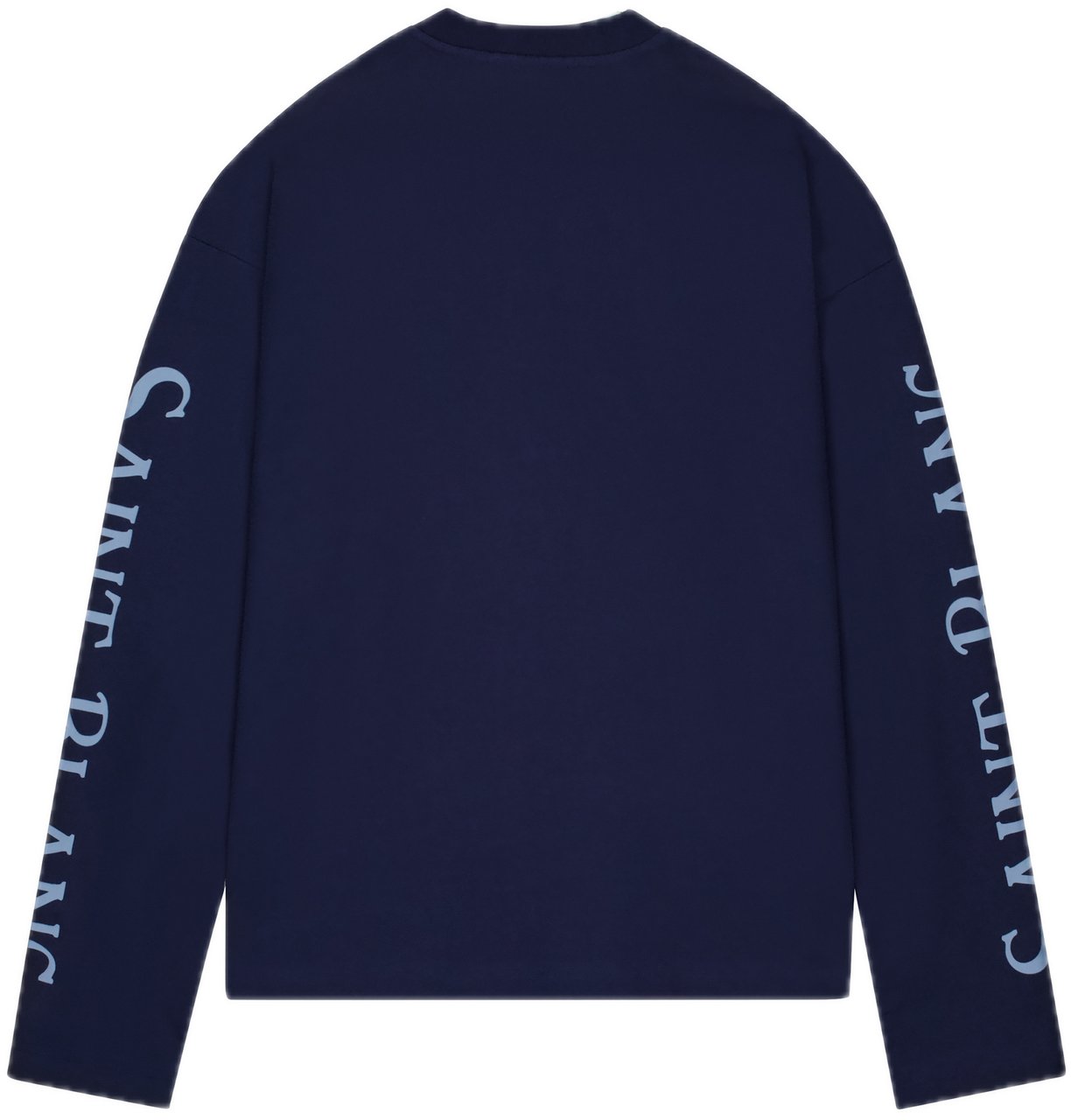 Saint Blanc Whisper Long Shirt Black Iris Blauw