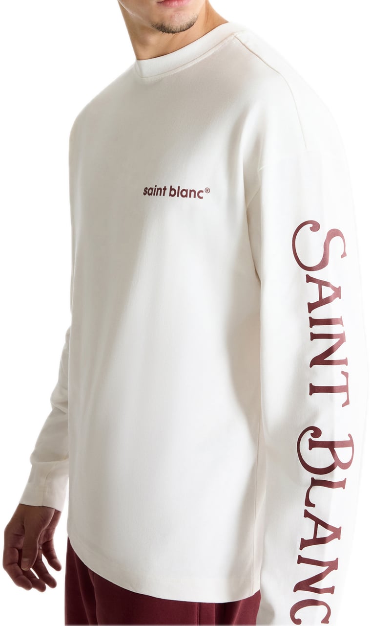 Saint Blanc Whisper Long Shirt White Alyssum Wit