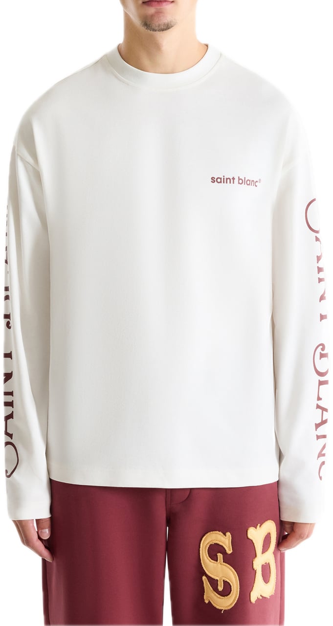 Saint Blanc Whisper Long Shirt White Alyssum Wit