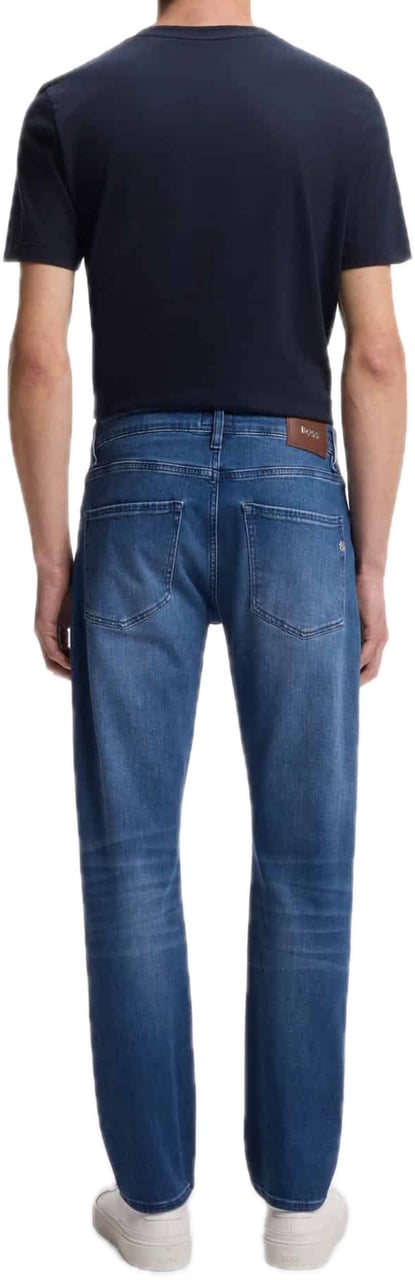 Boss H-Delaware Cashmere Touch Mid Blue Blauw