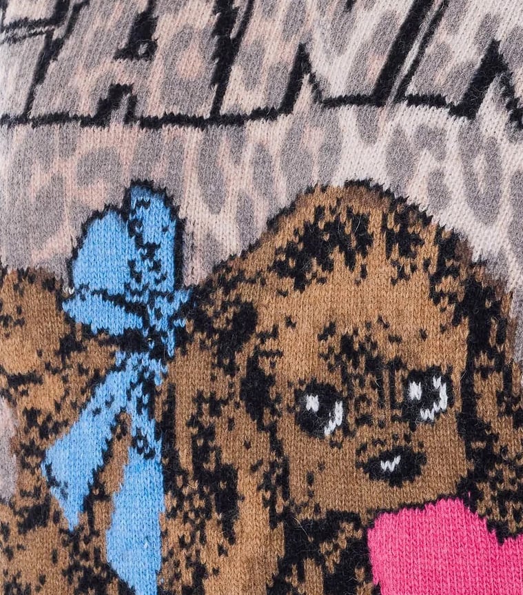 Ganni pull leopard Dierenprint