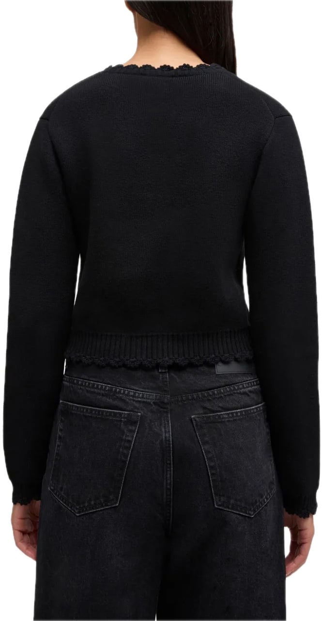 Ganni gilet zwart Zwart