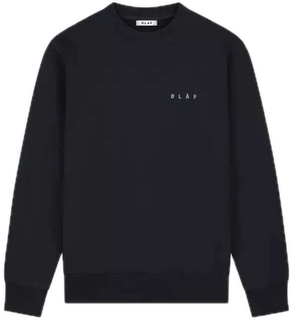 ØLÅF sweater black Zwart