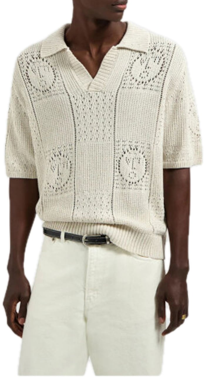 ØLÅF polo knit beige Beige