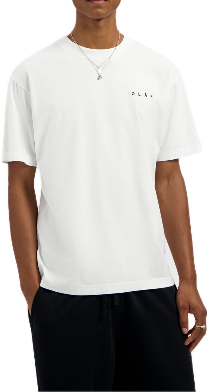 ØLÅF t-shirt white Wit