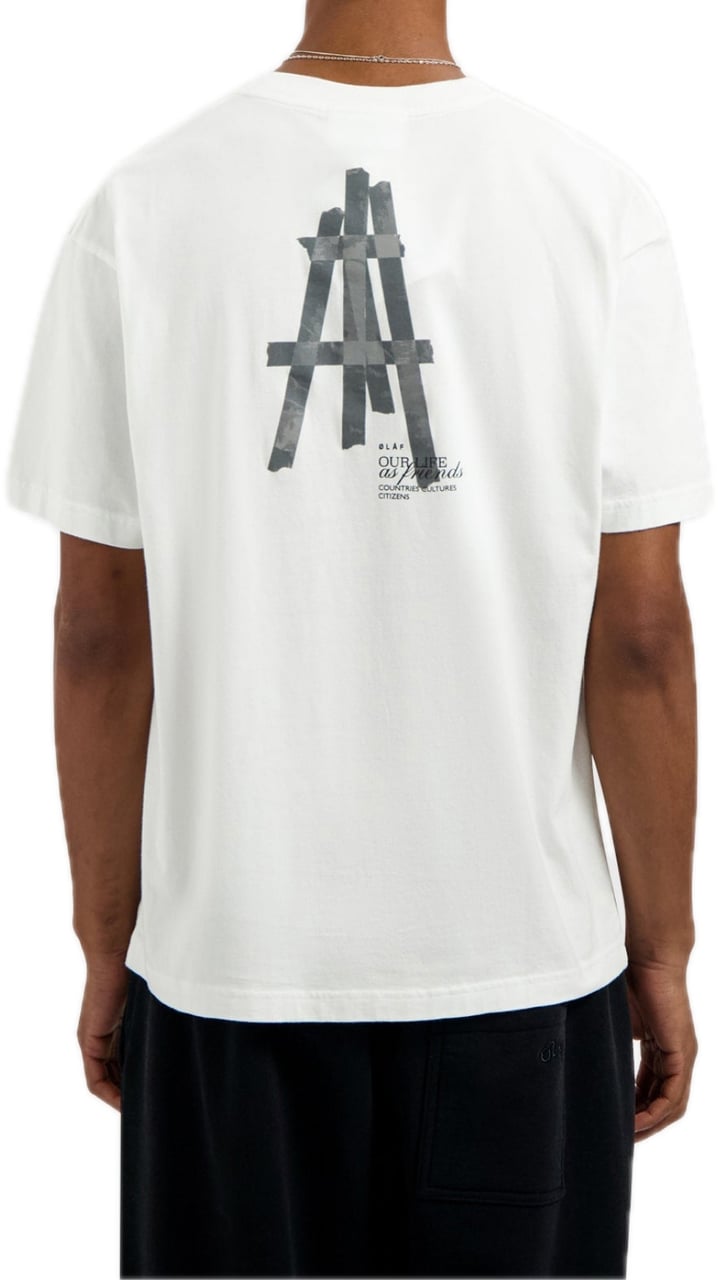 ØLÅF t-shirt white Wit
