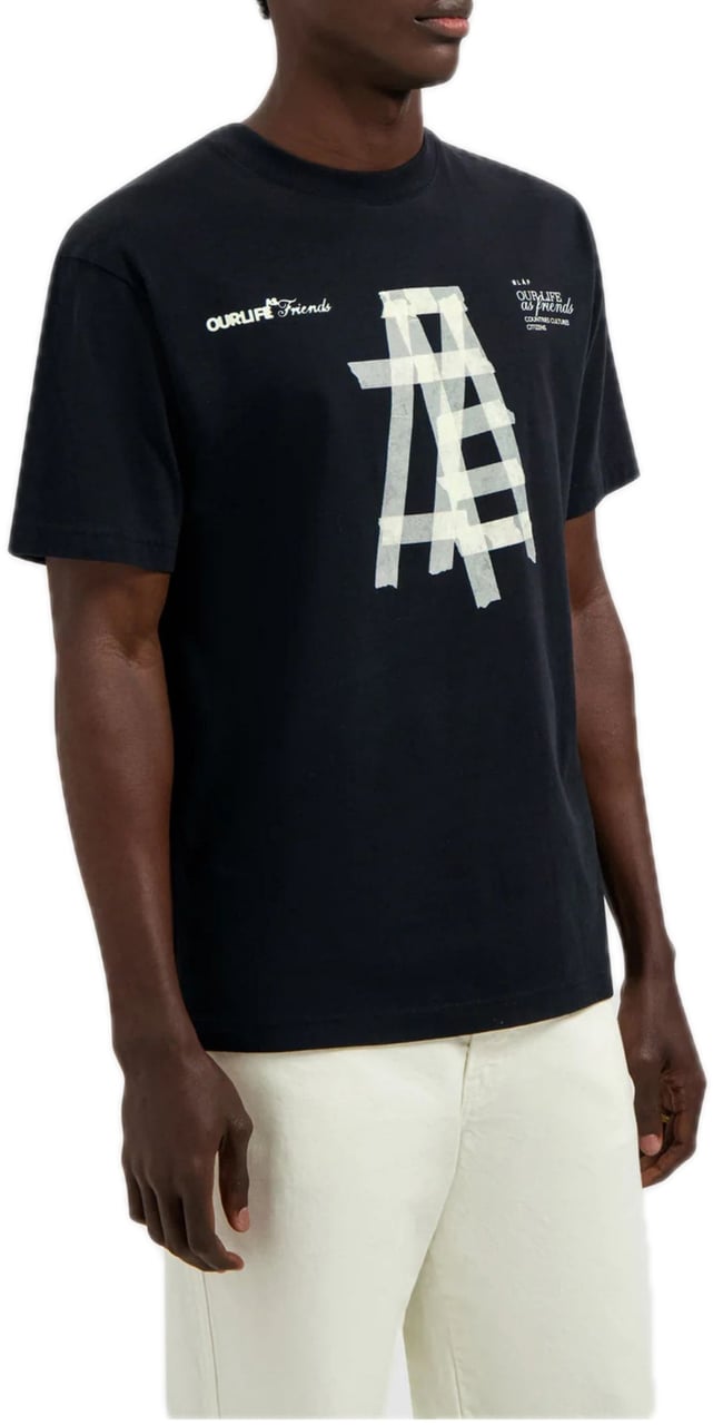 ØLÅF t-shirt zwart Zwart