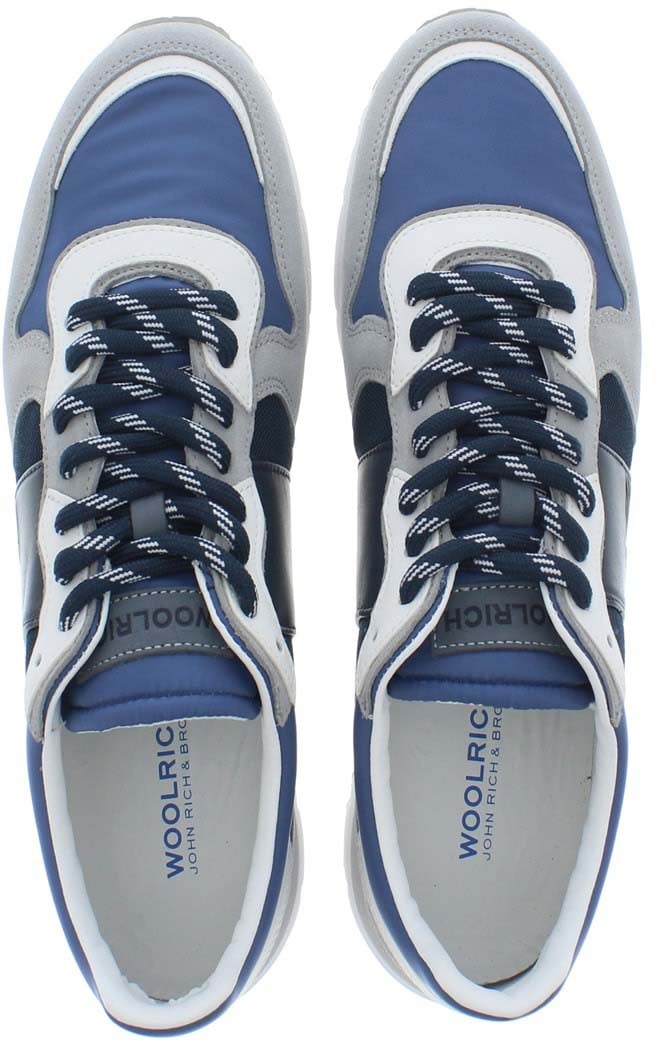 Woolrich Jogger Sneakers Blauw/Wit Wit