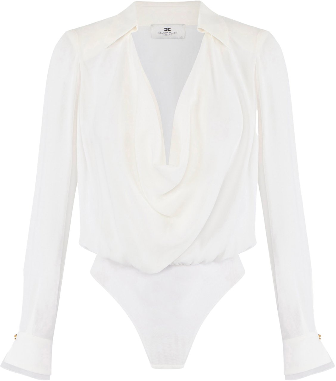 Elisabetta Franchi Shirts Ivory Wit