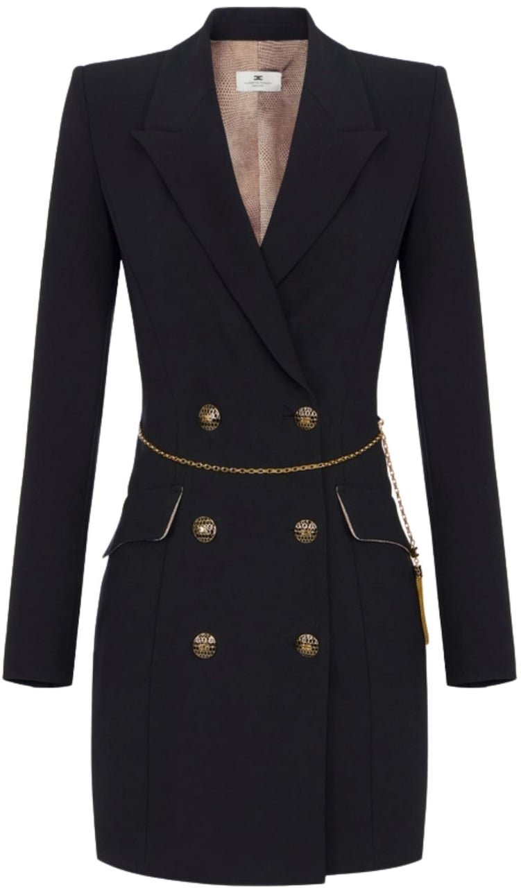Elisabetta Franchi Jackets Black Zwart