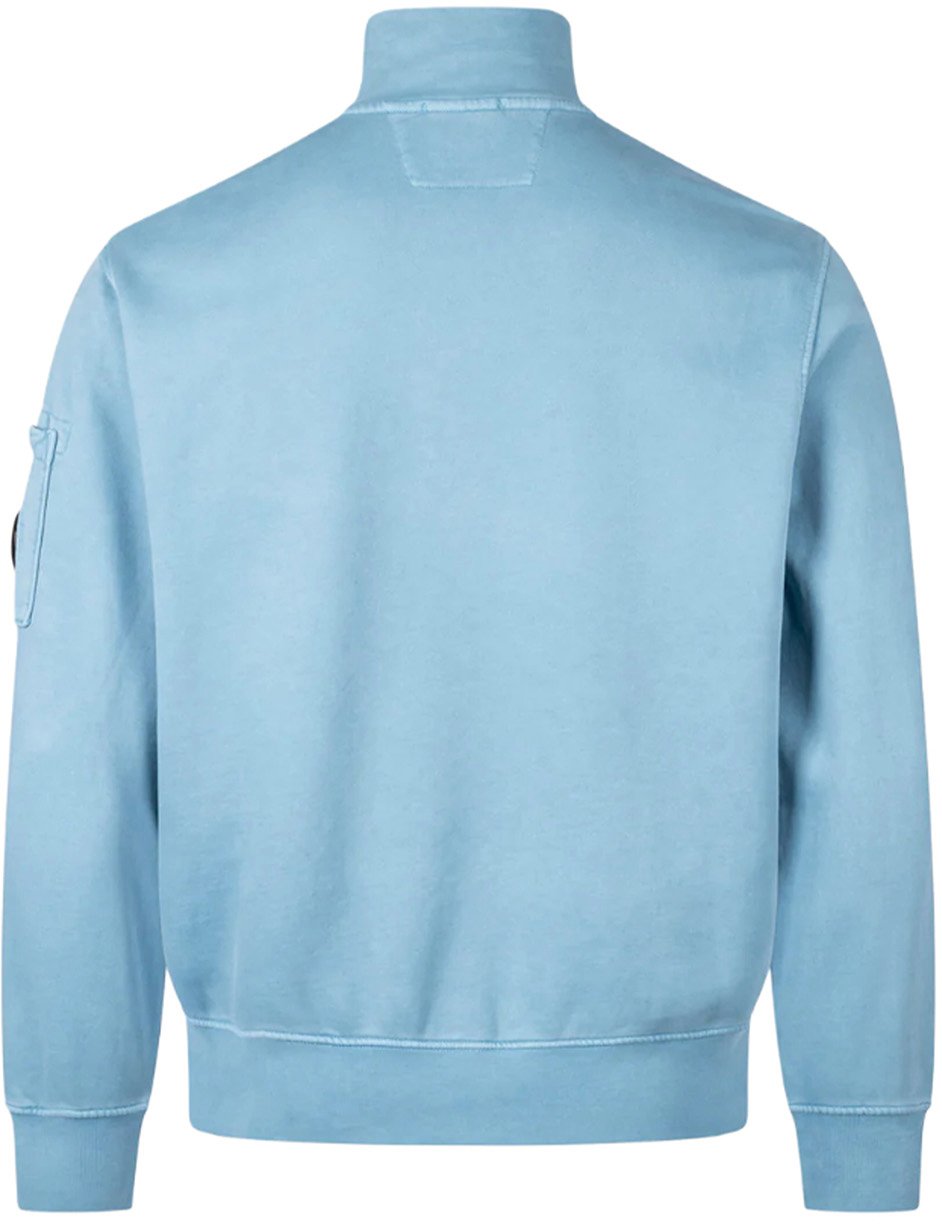 CP Company Half zip sweater lichtblauw Blauw