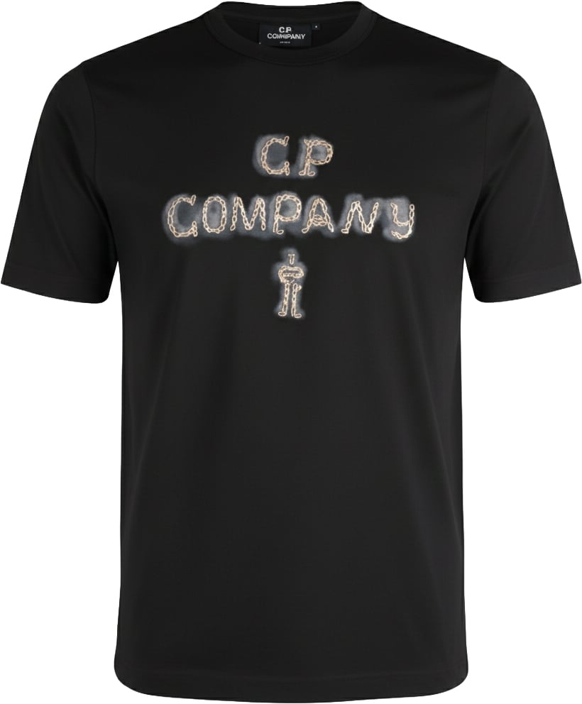 CP Company T-shirt zwart Zwart