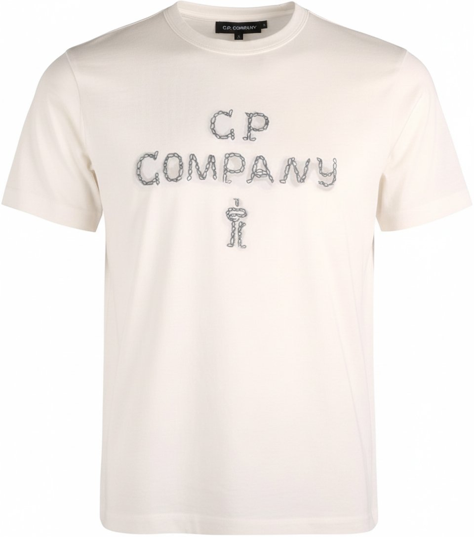 CP Company T-shirt ecru Neutraal