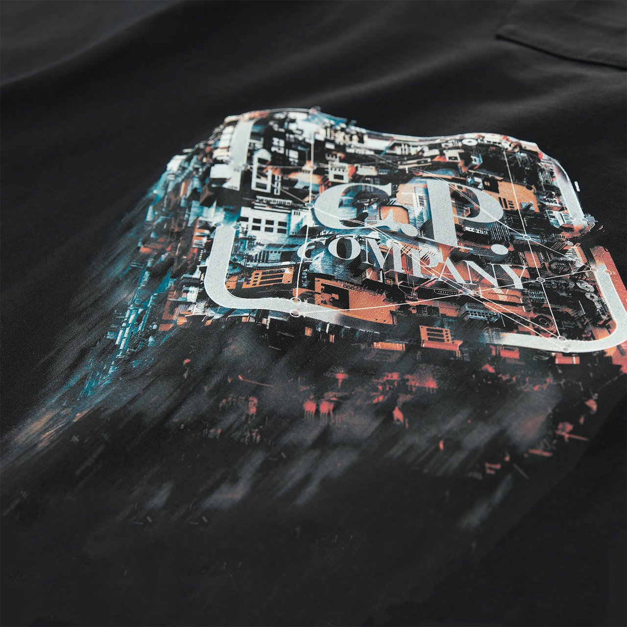 CP Company T-shirt metropolis zwart Zwart