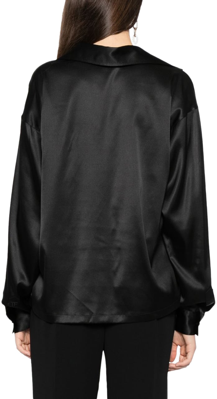 Tom Ford Polo Blouse Nero Zwart