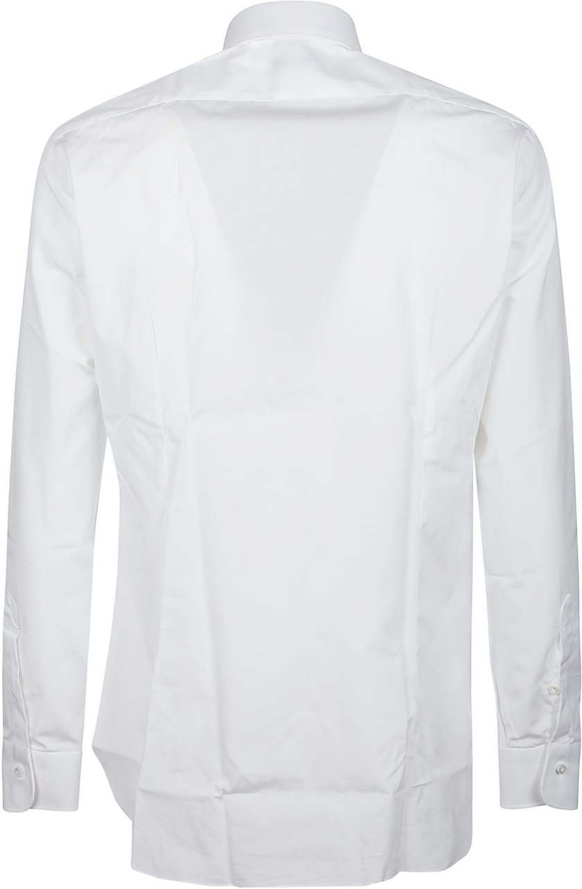Barba Napoli Neck Shirt White Wit