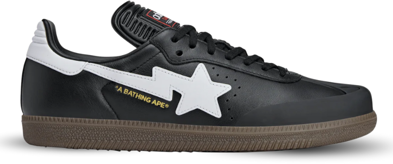 Adidas Adidas Samba Bape Black White Gum Zwart