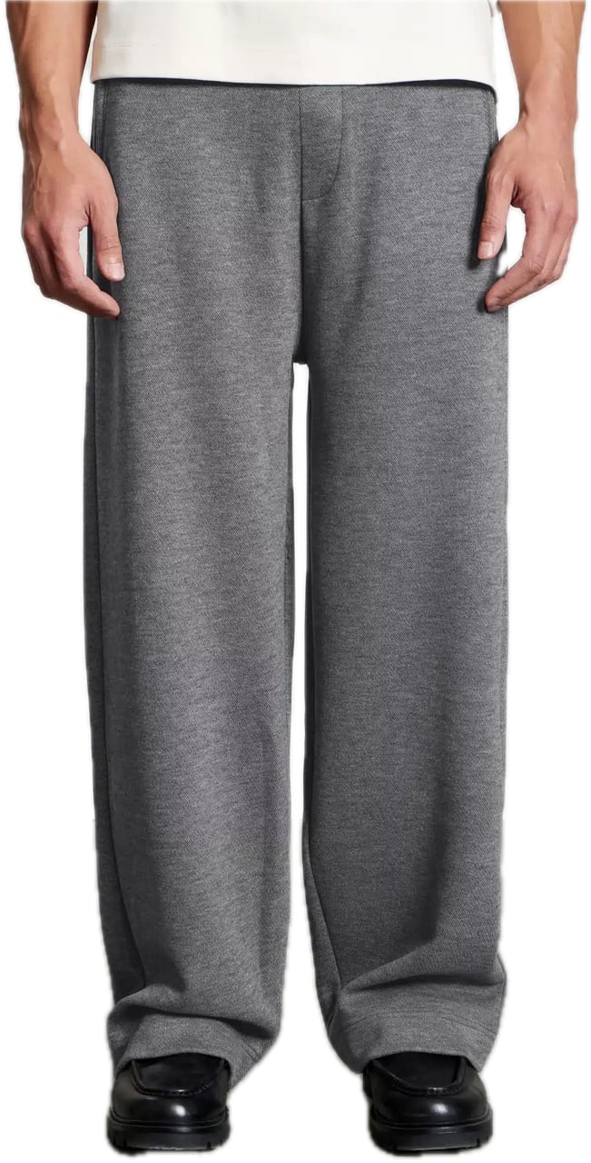 Aeden Musk Pants Dark Grey Melange Grijs