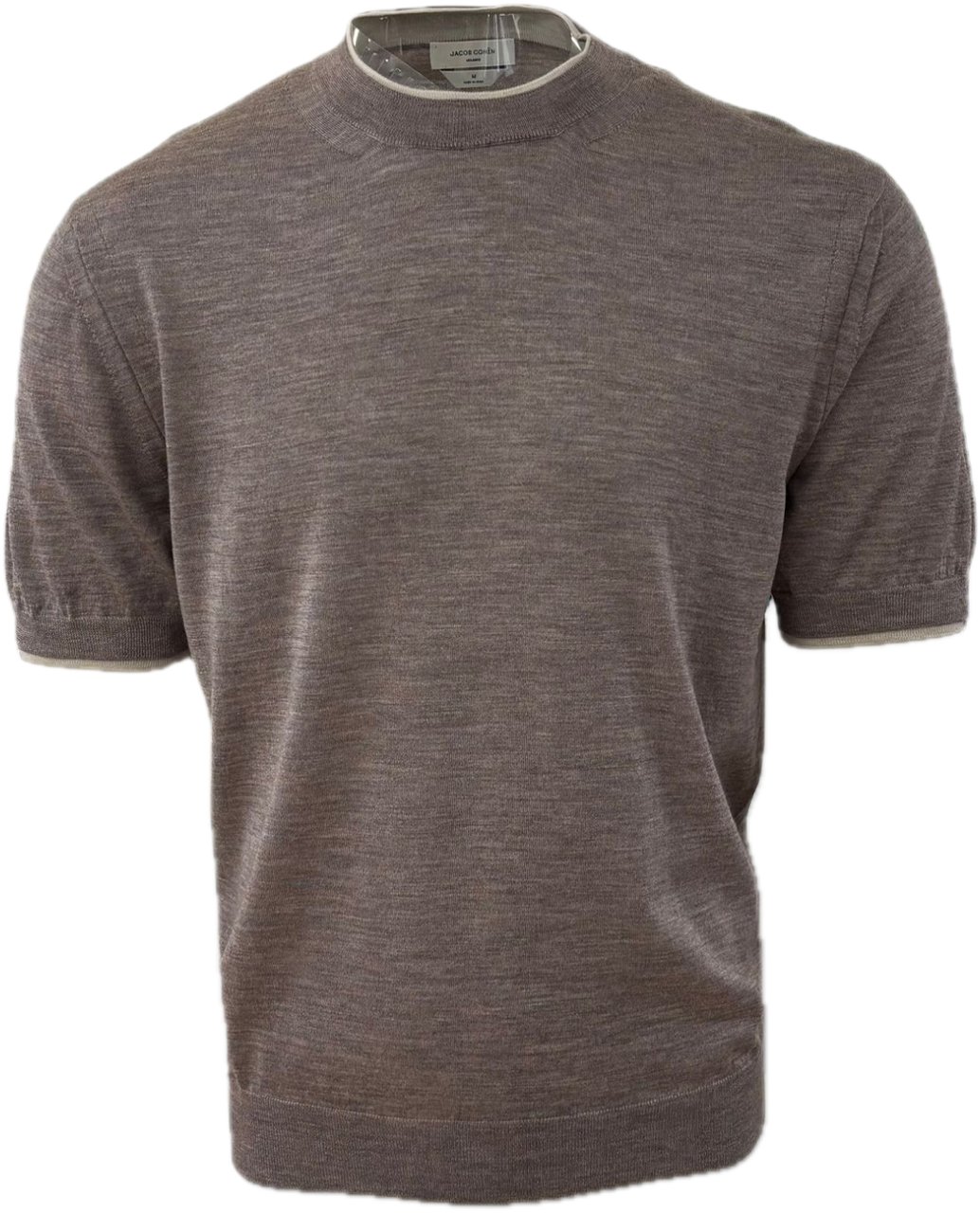 Jacob Cohen T-Shirt wol/zijde Taupe