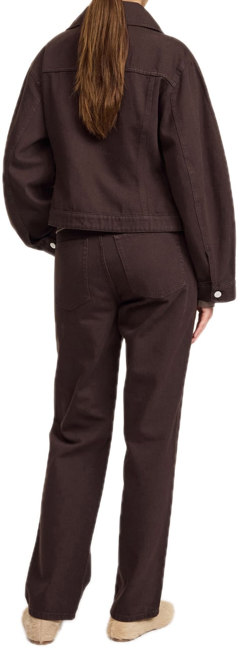 By Malene Birger Villies organic cotton denim jacket Bruin