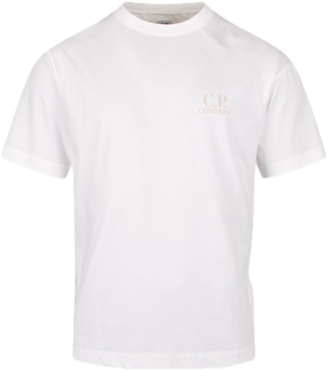 CP Company Jersey Logo T-Shirt Wit