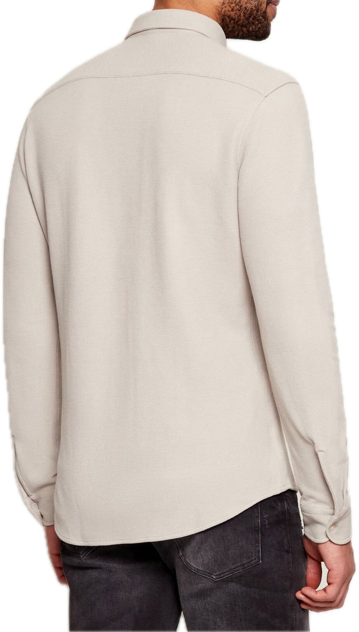 Boss Overhemd Open Grey Grijs