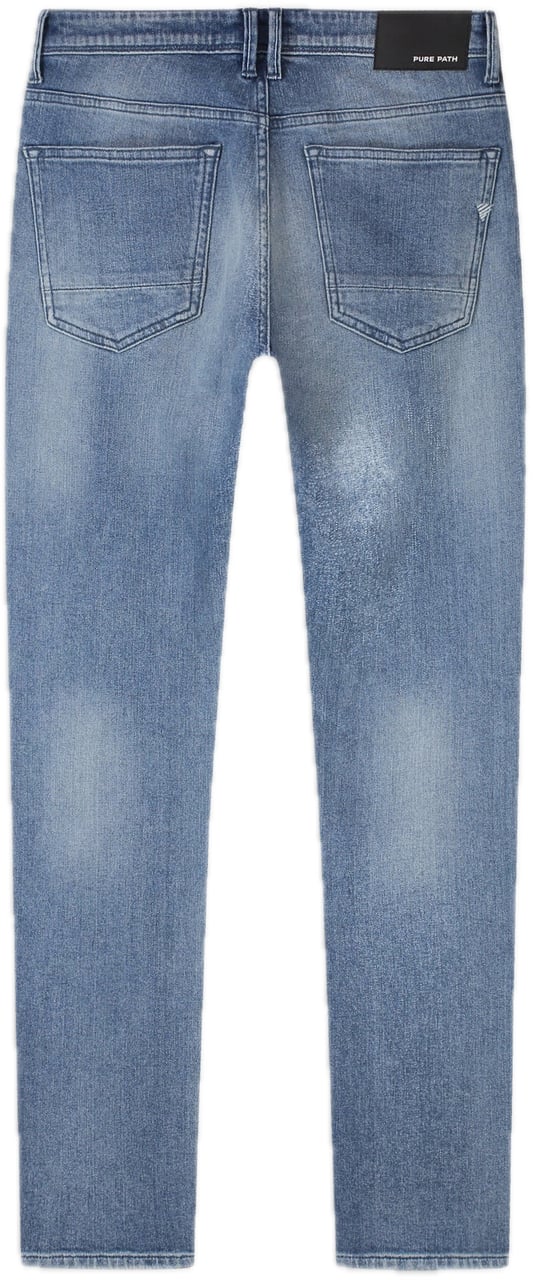 Pure Path The Ryan W1647 Denim Mid Blue Blauw