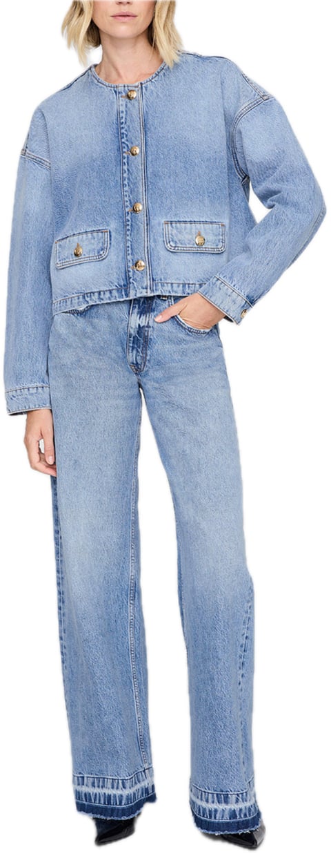 Anine Bing jeans jacket Blauw