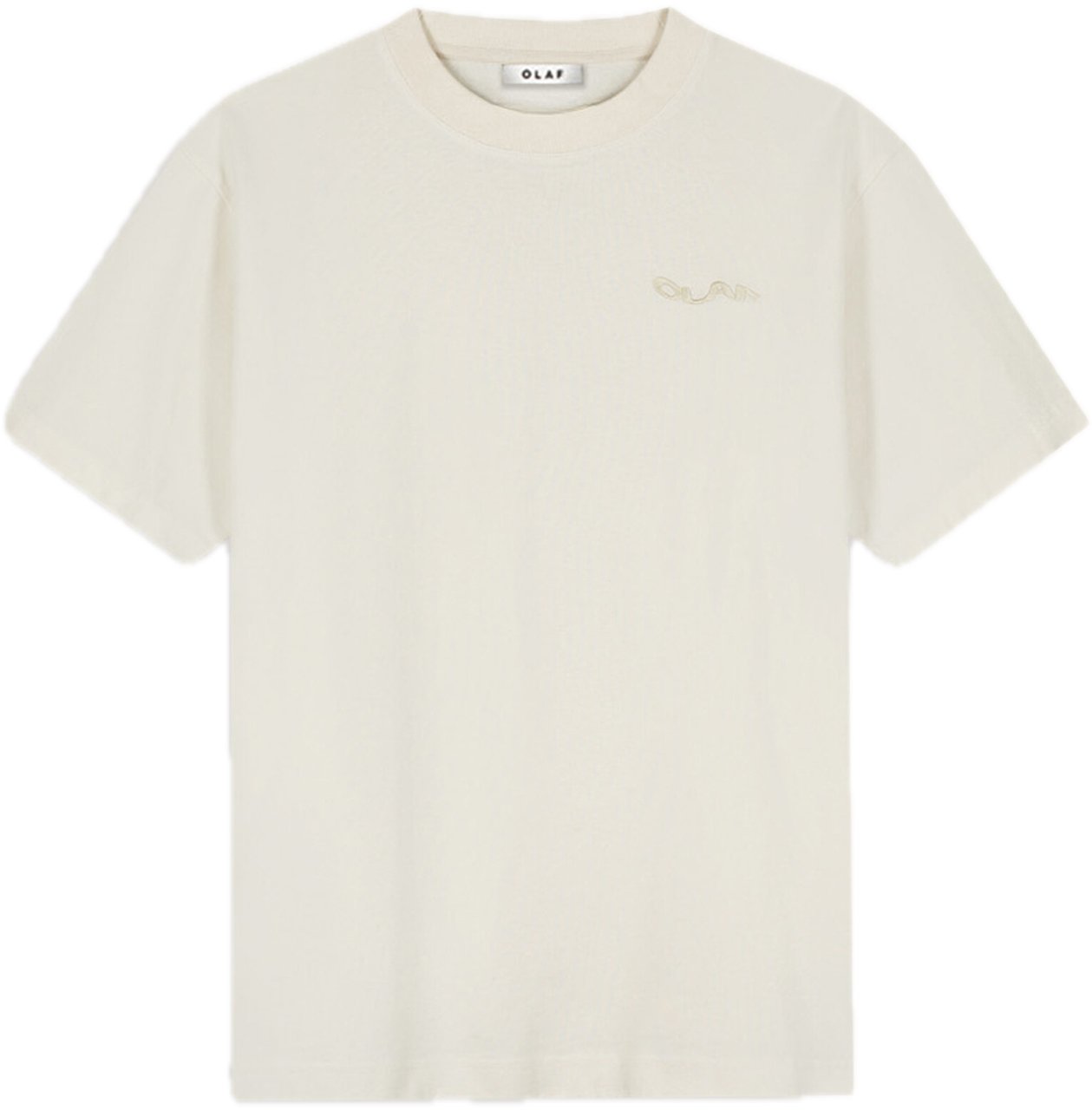 ØLÅF t-shirt cream Beige