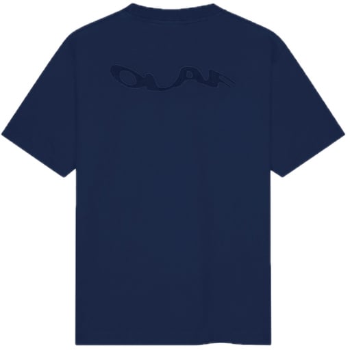 ØLÅF t-shirt navy Blauw