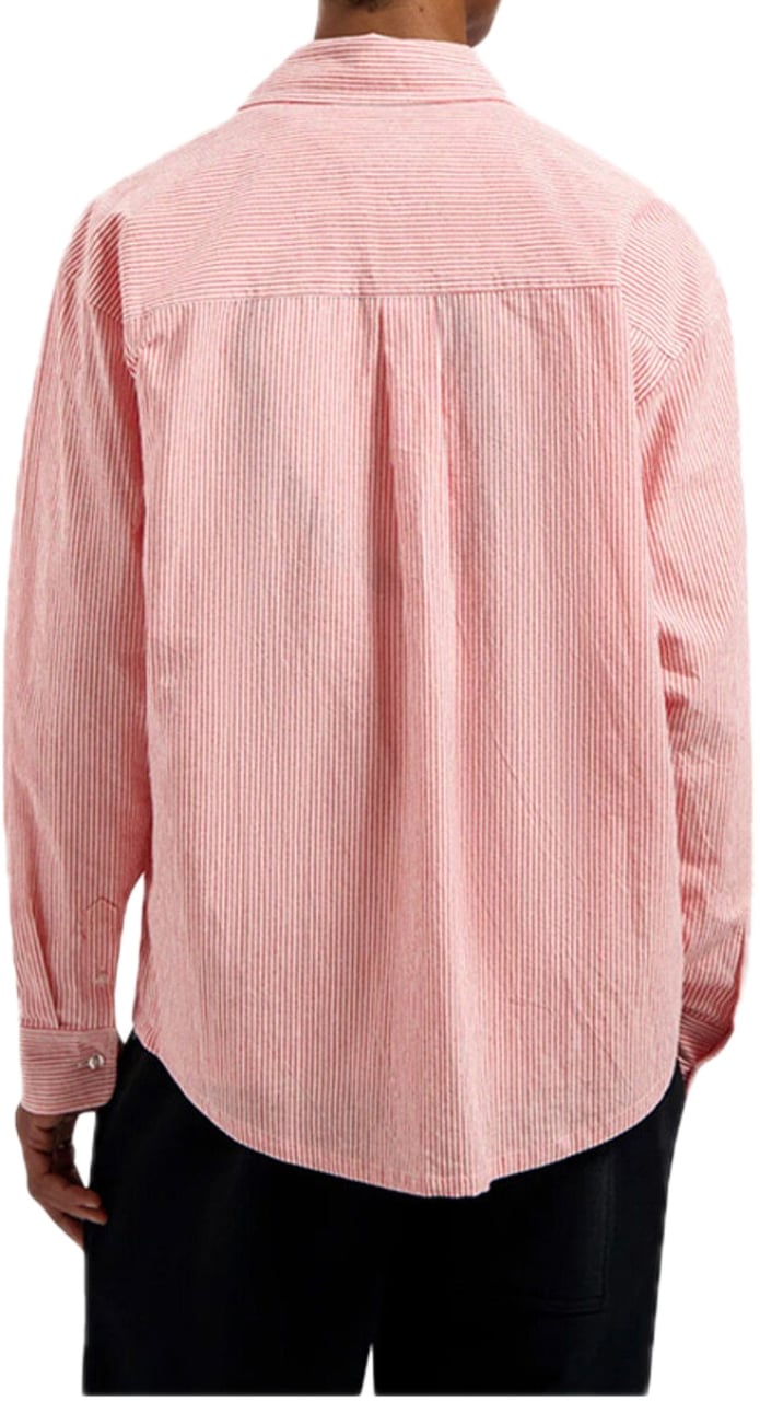 ØLÅF overhemd streep wit oranje Oranje