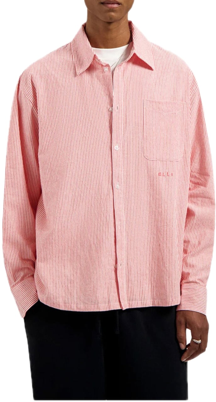 ØLÅF overhemd streep wit oranje Oranje