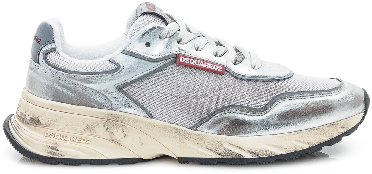 Dsquared2 Heren Sprinter Sneaker Metallic Metallic