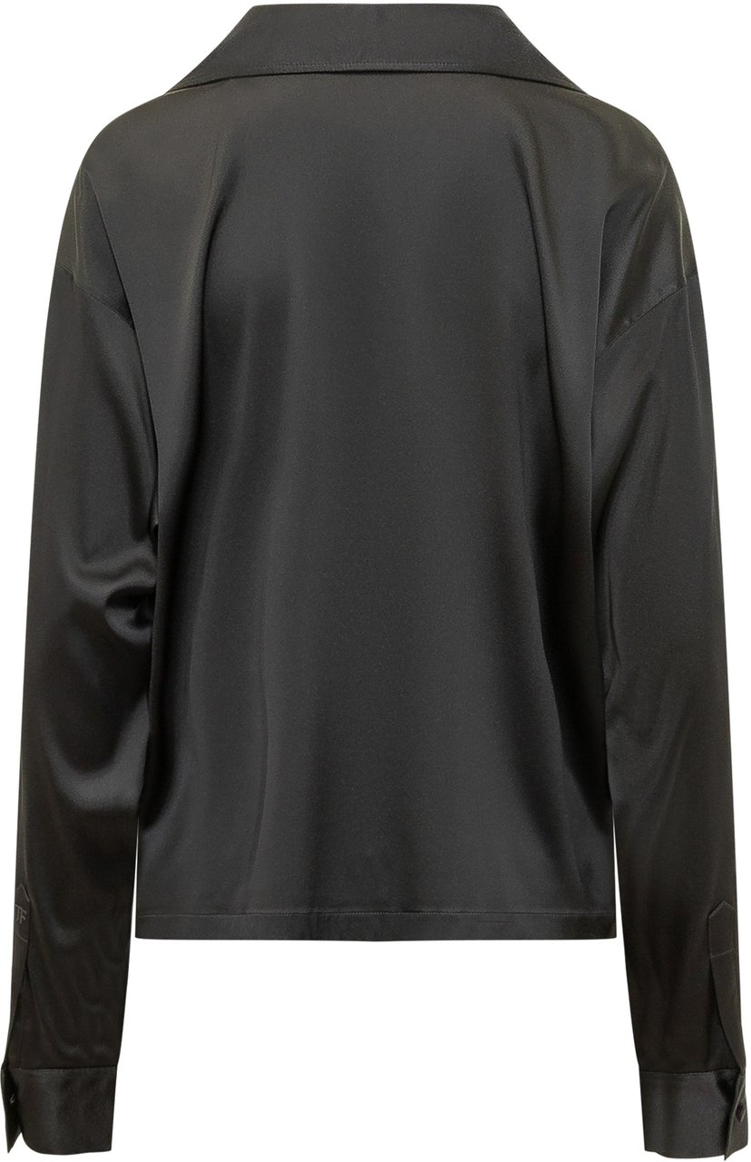 Tom Ford Polo Blouse Nero Zwart