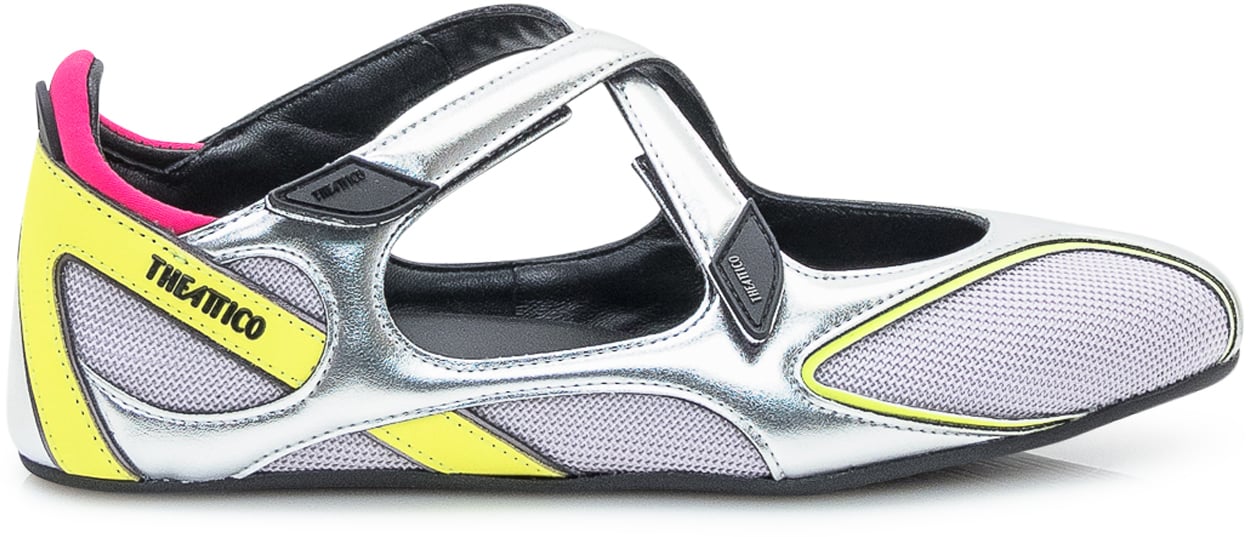 The Attico Ballerine Sportive con Design Tecnico Zilver