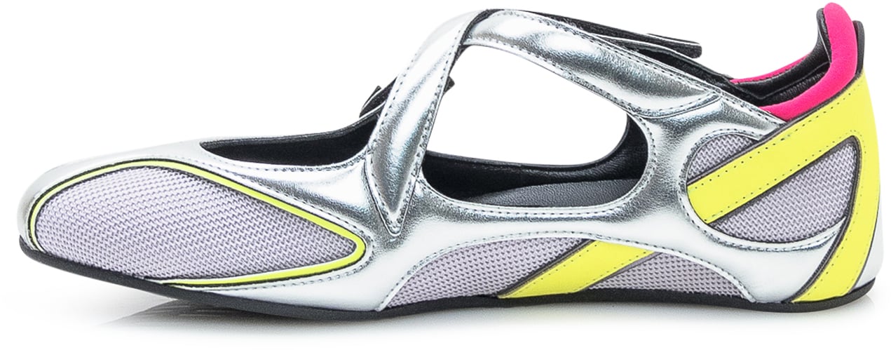 The Attico Ballerine Sportive con Design Tecnico Zilver