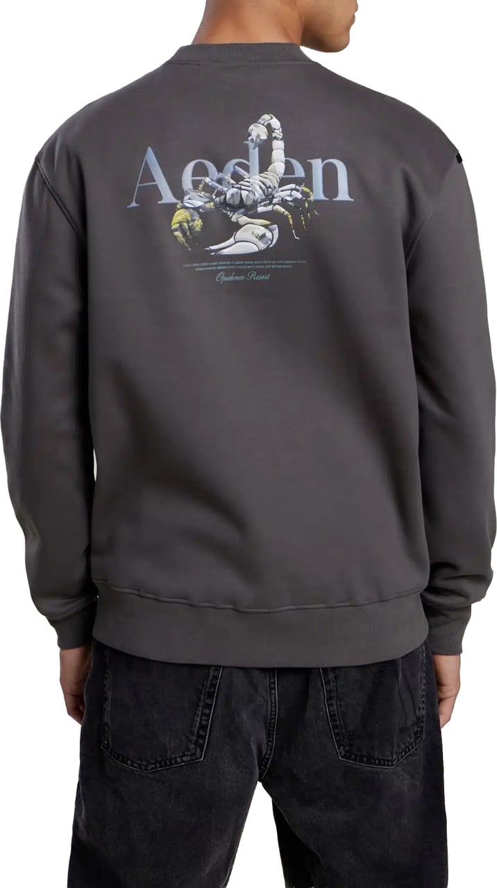 Aeden Vencior Sweater Dark Shadow Grijs