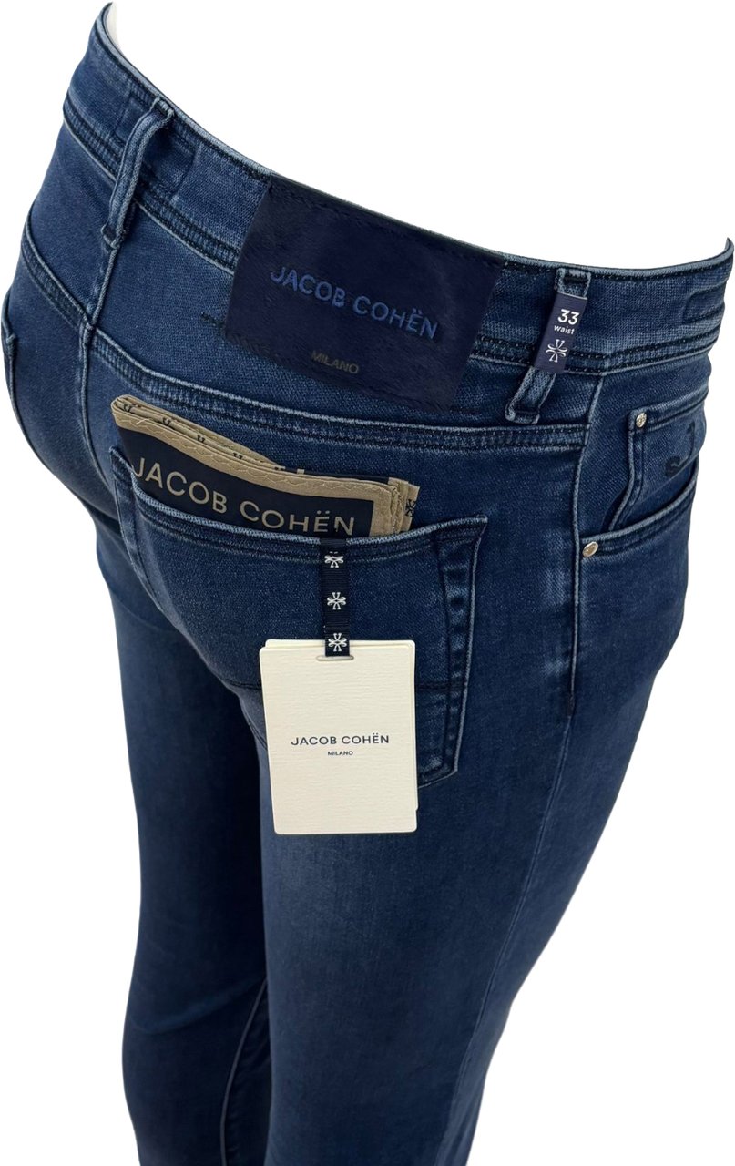 Jacob Cohen Jeans Nick Slim V1 100 Blauw