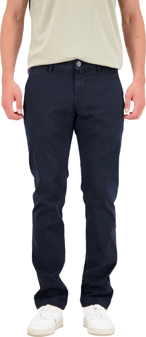 Jacob Cohen Chino Bobby navy S3651 Blauw