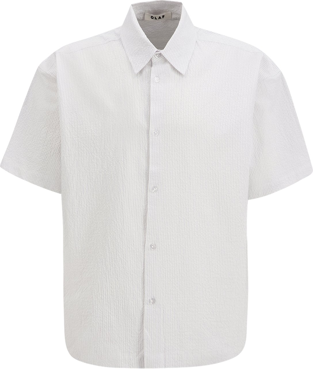 ØLÅF hemd wit steep blauw Wit