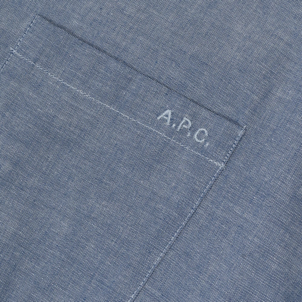 A.P.C. hemd blauw Blauw