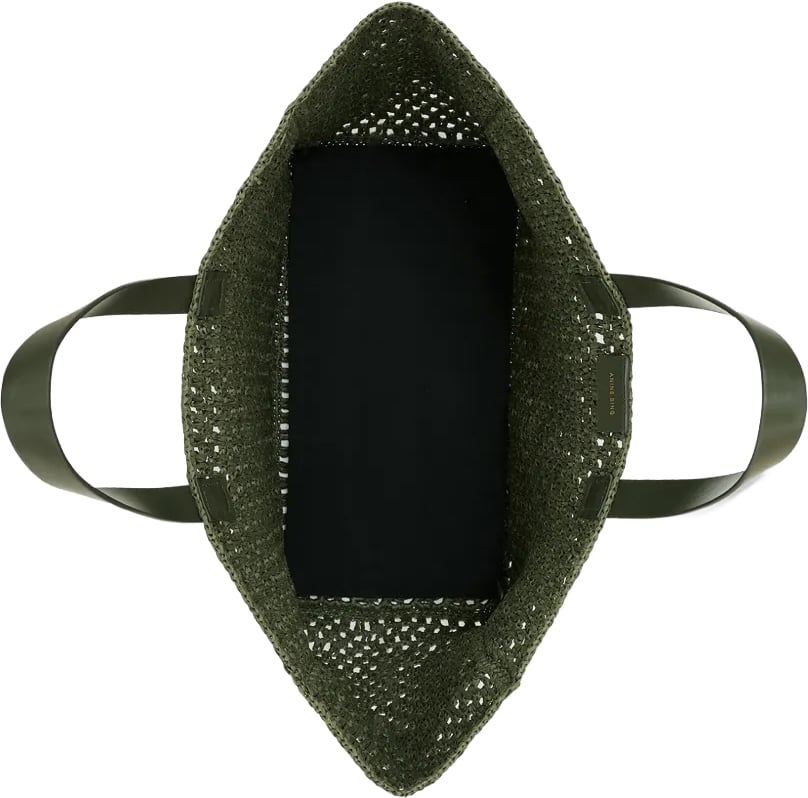 Anine Bing tote bag khaki Groen