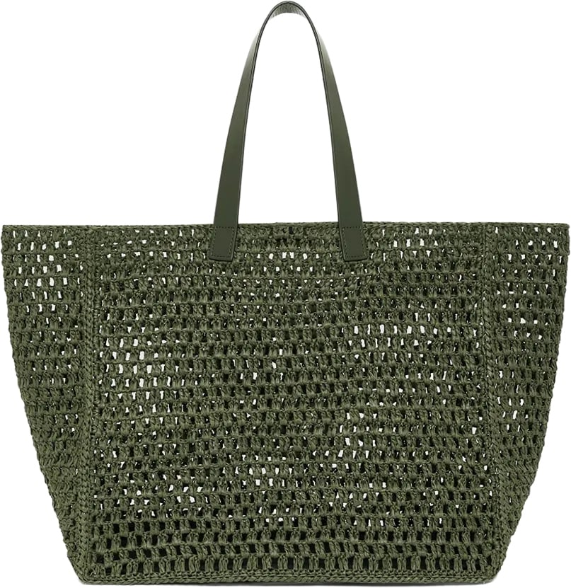 Anine Bing tote bag khaki Groen