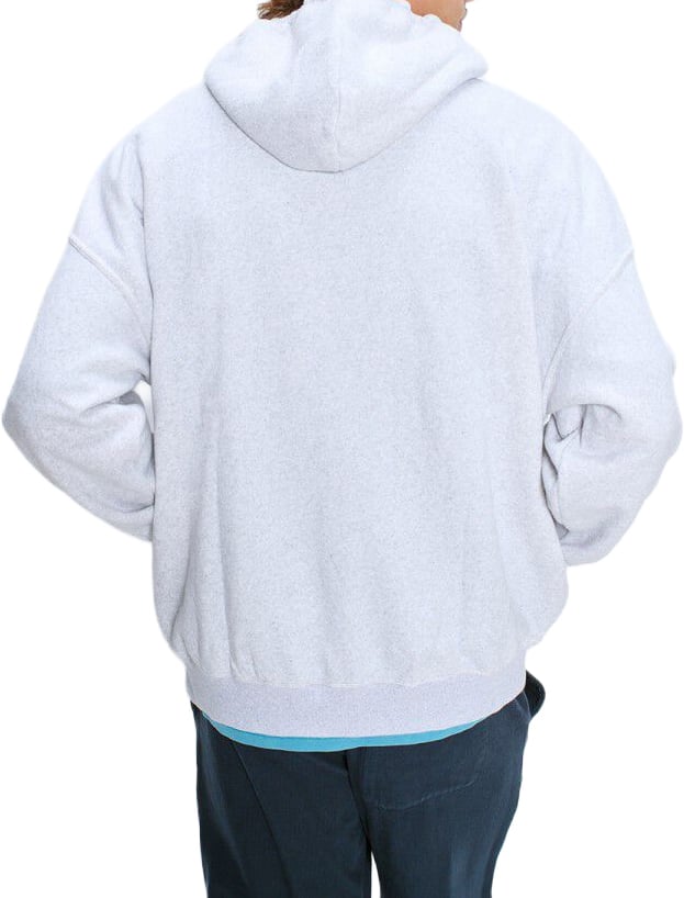 American Vintage hoodie zip grey Grijs