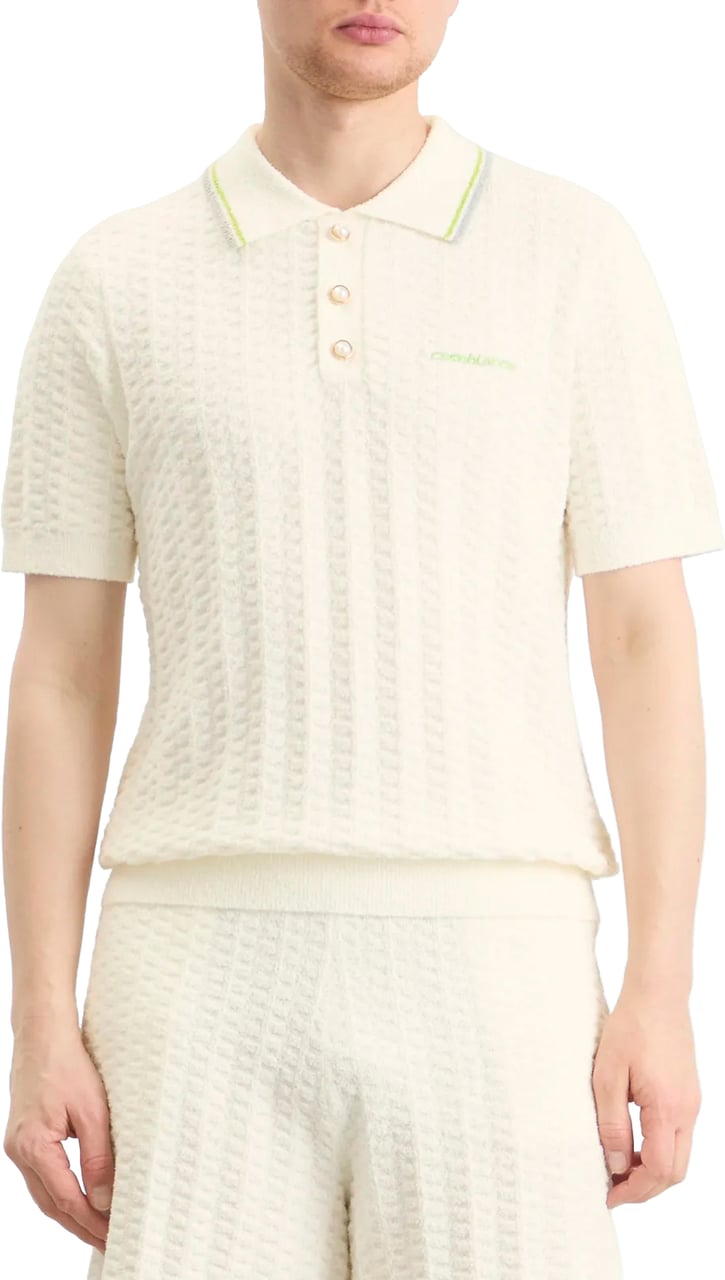 Casablanca polo pull Wit