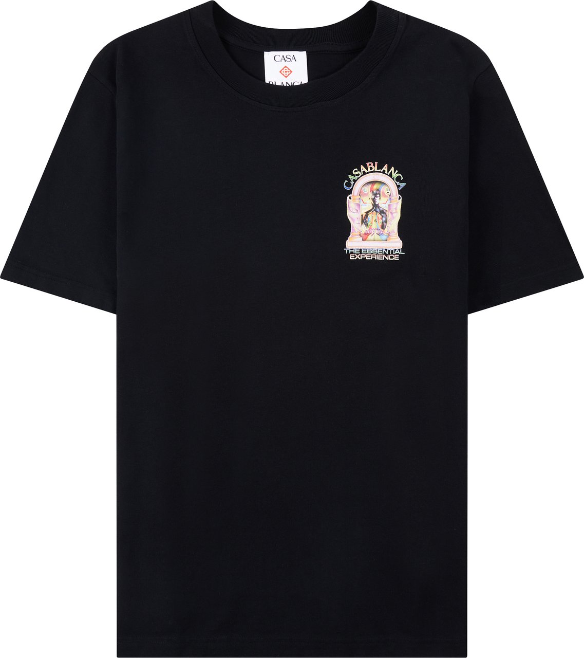 Casablanca t-shirt print Zwart