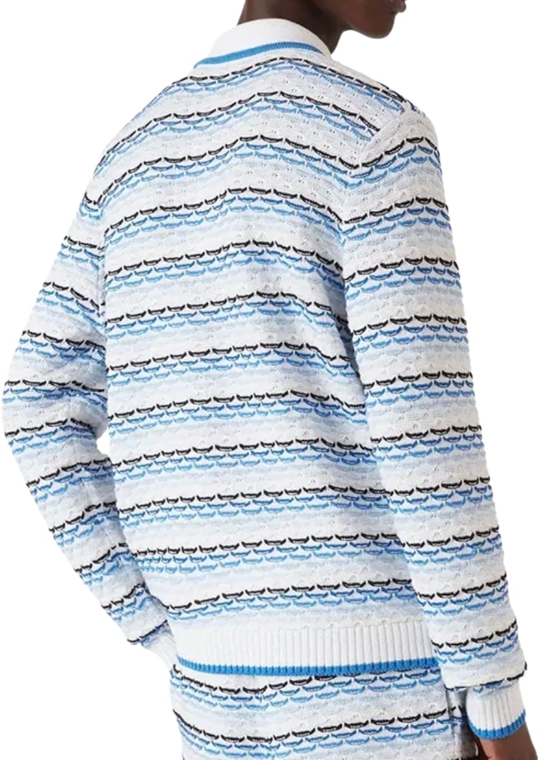 Casablanca polo wit blauw Blauw