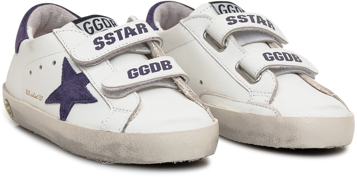 Golden Goose Old School Sneakers Wit