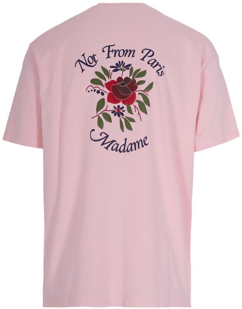 Drôle de Monsieur T-shirt slogan: Roze Roze
