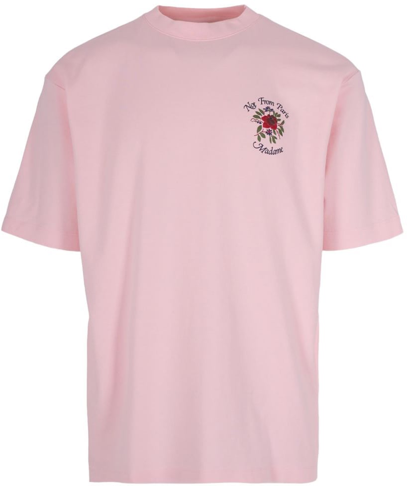 Drôle de Monsieur T-shirt slogan: Roze Roze
